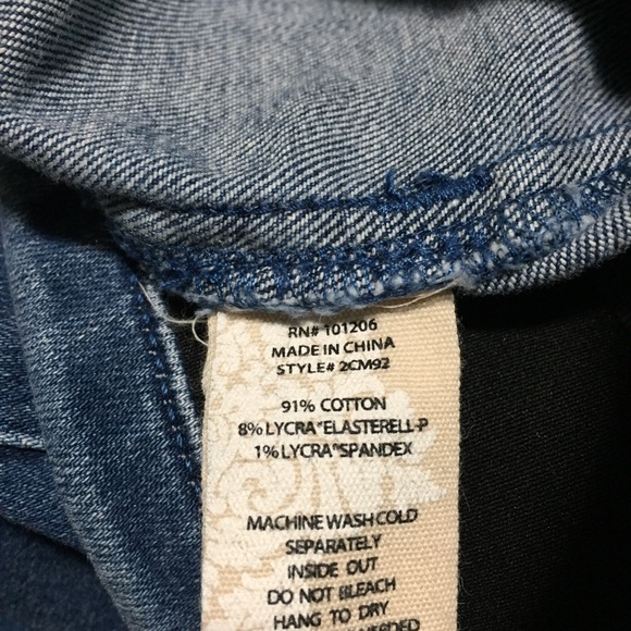 Soft Surroundings Pull On Skinny Jeans Women’s L Blue (Inseam 26) Stretch - Picture 8 of 10